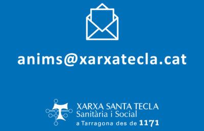 Ja pots enviar missatges de suport a pacients i professionals de la Xarxa de Santa Tecla