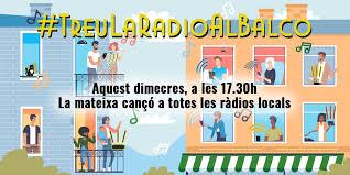 Homenatge aquest dimecres als balcons a través de la ràdio als infants confinats