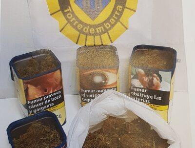 Detingut un veí de Torredembarra amb més de 200 grams de marihuana