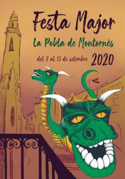 La Festa Major de la Pobla de Montornès 2020 ja té el seu cartell