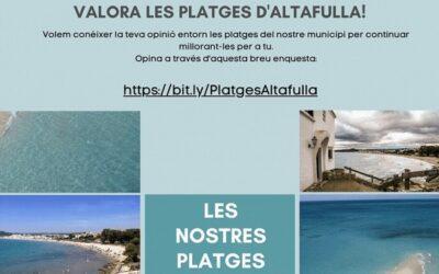 Un estudi busca conèixer quin ús fan els banyistes de la platja d’Altafulla i com valoren la seva gestió