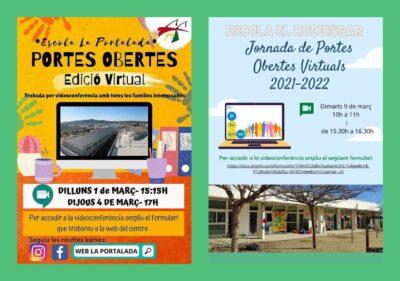 Les escoles de primària d’Altafulla preparen les Jornades de Portes Obertes per al curs 2021-2022