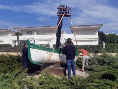 L’Ajuntament d’Altafulla retira la barca ‘Núria Baltasar’ per restaurar-la