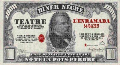 L’Enramada estrena el seu nou muntatge, ‘Diner negre’ el 5 de juny al Catllar