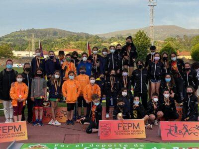 Sis podis del Club Pentatló Torredembarra en el Campionat d’Espanya