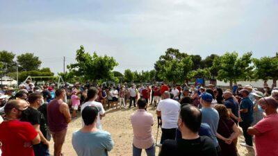 Manifestació a Roda de Berà contra les ocupacions il·legals