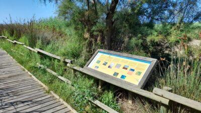 Es renoven els plafons informatius de l’Espai Natural dels Muntanyans