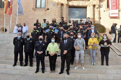 La Policia Local de Torredembarra reconeix durant la Festa Patronal les actuacions dutes a terme en temps de pandèmia