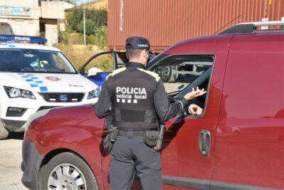 Campanya de control de camions i furgonetes a Torredembarra