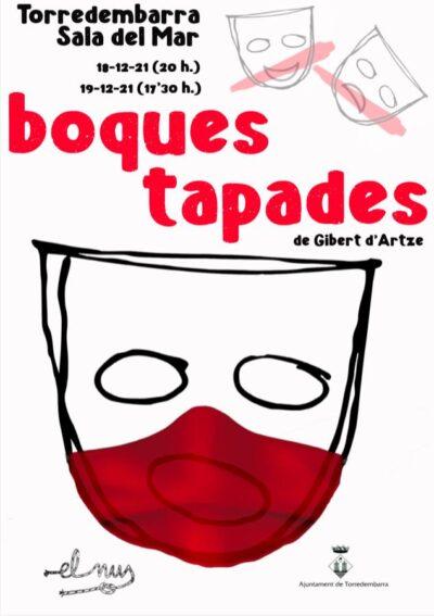 Cap de setmana teatral a la Sala del Mar de Torredembarra amb ‘Boques tapades’