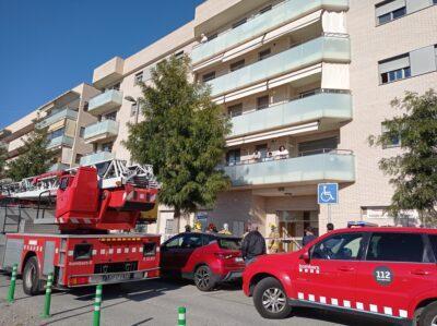 Crema un forn en un habitatge de l’Avinguda President Companys