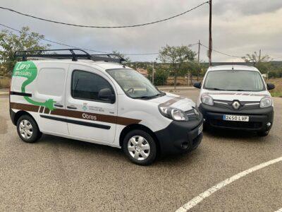 La Brigada municipal de Roda de Berà incorpora dues noves furgonetes 100% elèctriques