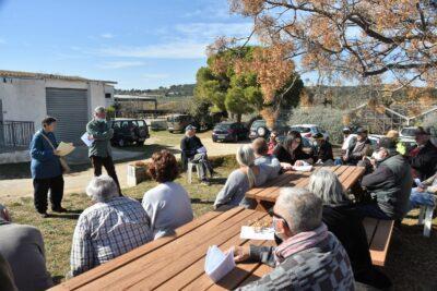 Es reprenen les reunions anuals amb les persones usuàries dels horts ecològics de Cal Dània