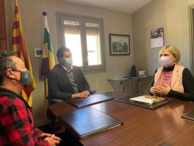 La Pobla de Montornès rep la visita de la vicepresidenta del Parlament, Alba Vergès