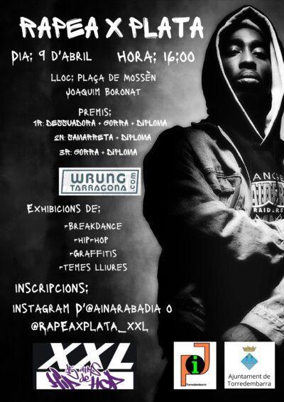 Torredembarra acollirà el 9 d’abril el concurs de rap ‘RapeaxPlata’