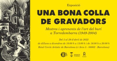 El millors gravadors torrencs es poden veure a Barcelona en un exposició fins el 29 d’abril