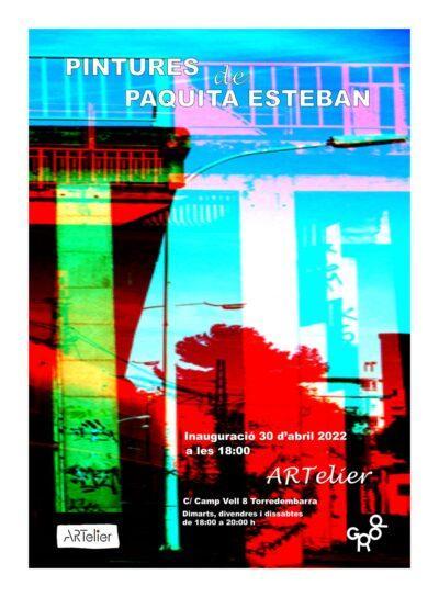 Paquita Esteban exposa les seves pintures des del 30 d’abril a l’Artelier