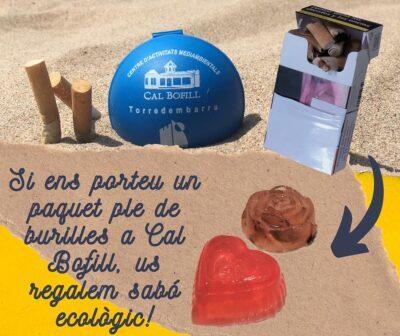 ‘La sorra de la platja no és un cendrer!’, nova campanya a Torredembarra