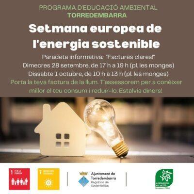 Torredembarra celebra la Setmana Europea de l’Energia Sostenible