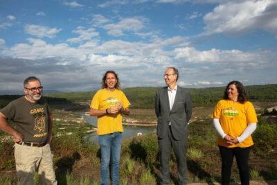 Se signa l’acord de custòdia dels terrenys adjacents al pantà del Gaià