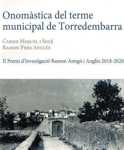El llibre ‘Onomàstica del terme municipal de Torredembarra’ es presenta el 22 de desembre