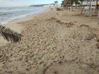 La platja d’Altafulla afronta un futur incert: el canvi climàtic evidencia ja un procés de regressió que amenaça la sostenibilitat de l’espai