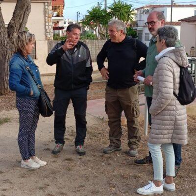 Alternativa Torredembarra visita el barri de Sant Jordi i en denuncia deficiències