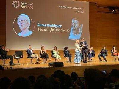 La torrenca Àurea Rodríguez, entre els distingits en els Premis Gaudí Gresol 2023