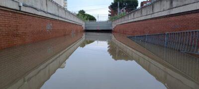 La tempesta deixa gairebé 100 mm a Torredembarra i provoca algunes inundacions