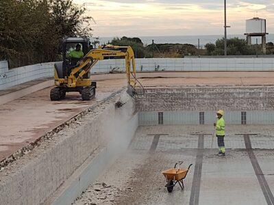 Arrenquen les obres de la Piscina Municipal d’Altafulla amb l’objectiu d’obrir aquest estiu