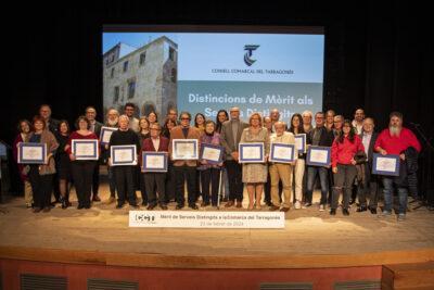 Lliurades al Catllar les distincions de Mèrit de Serveis Distingits a la comarca del Tarragonès