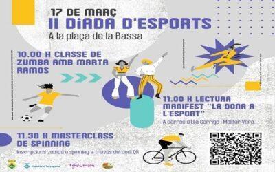 La Pobla de Montornès celebra el 17 de març la II Diada de l’Esport amb activitats per a infants i adults