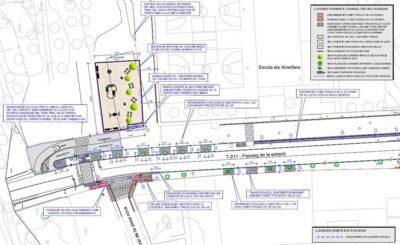 Adjudicat el projecte de millora de pavimentació i serveis del passeig de l’Estació de la Pobla per 330.000 euros