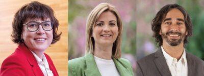 Els republicans Diana Riba, Raquel Sans i Carles Castillo passejaran per Torredembarra el 7 de maig