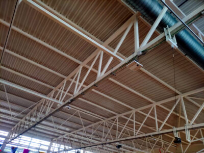 S’instal·len nous focus LED al Poliesportiu Municipal d’Altafulla per millorar l’eficiència energètica