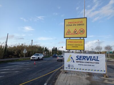 Arrenquen els treballs previs de la reurbanització de l’antiga carretera de la Riera