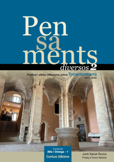Jordi Salvat presenta el 4 d’abril el llibre ‘Pensaments diversos 2’
