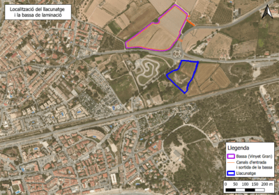 L’Ajuntament d’Altafulla sol·licita una subvenció a l’ACA per construir la bassa de laminació a la Vinya Gran