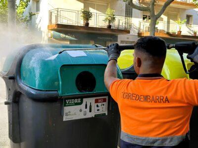 Torredembarra manté les 3.000 tones de residus recollides a l’estiu, un 47 % més que en temporada ordinària