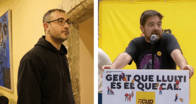 Toni Sacristan deixarà de ser el regidor de la CUP i Robert Tatay el substituirà fina al final de mandat