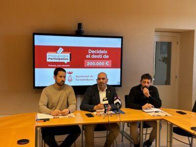 Torredembarra reactiva els Pressupostos Participatius per aquest 2026 amb una dotació de 200.000 euros