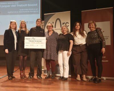 L’Arc Serveis entrega el premi del V Concurs de Projectes Socials per a gent gran de la URV