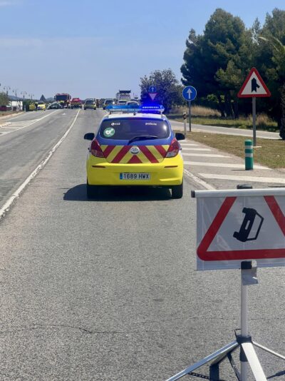 Un accident a la carretera l’N-340 a Roda de Berà causa una víctima mortal