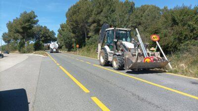 Arrenquen les obres de condicionament de la carretera T-203, de la TP-2031 a la Riera de Gaià