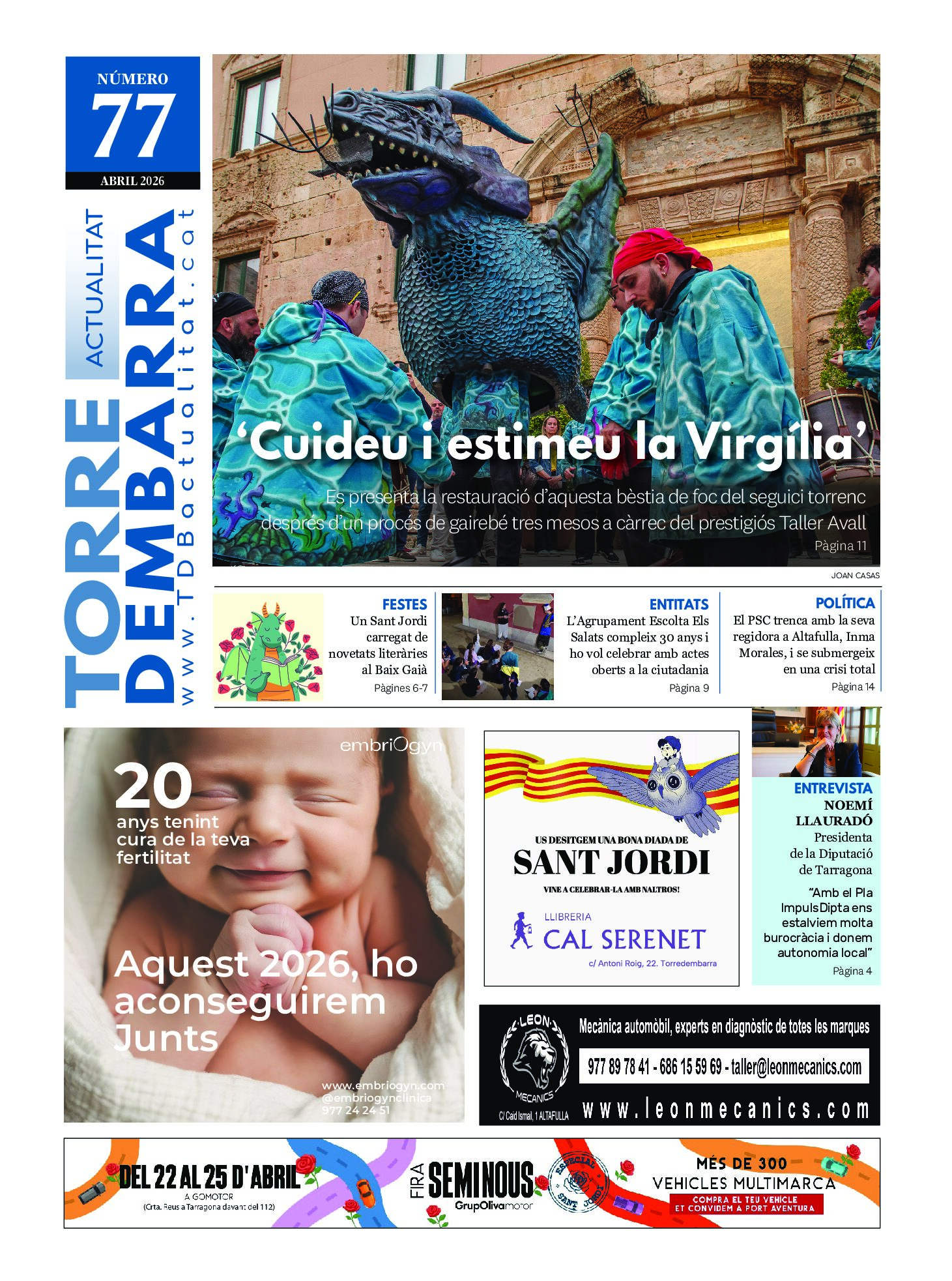 Torredembarra Actualitat Edició 77 – Abril de 2026