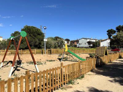 S’inverteixen més de 40.000 euros en el condicionament i equipament del nou parc del barri de Sant Jordi