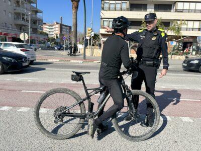 Campanya coordinada de control de ciclistes i vehicles de mobilitat personal