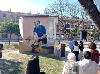 Torredembarra homenatja el gelater Giuseppe Giardina ‘Pino’ amb un mural a la plaça Aragó