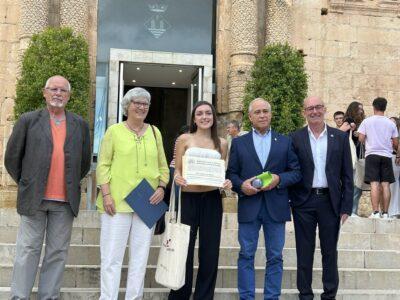 Vinyet Rovira Miquel guanya el 19è Premi de Recerca de Batxillerat Sinibald de Mas