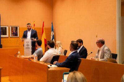IMATGES l Presa de possessió de Raúl García com a nou alcalde de Torredembarra